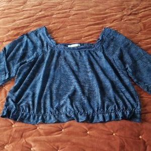 Maurices 2 plus 2x crochet boho tunic shirt 18 20